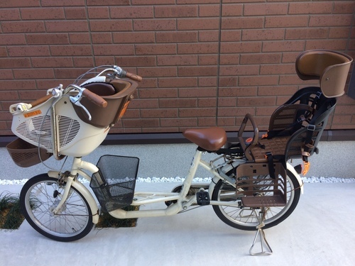 取引完了 子供乗せ自転車マリールゥ Baa3人乗り 幼児2人乗せ 後ろ乗せ付き 中古 便利な足元バスケット Tanitani 枚方のその他の中古あげます 譲ります ジモティーで不用品の処分