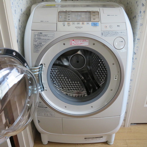 【終了】2010年製 HITACHI 日立 ビッグドラム 洗濯乾燥機 洗濯9kg/乾燥6kg 説明書付 BD-V2200L 定価263,000円