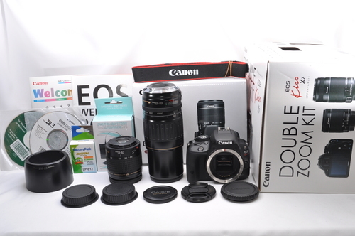 ★★★完売★★★　　●新品ボディ● Canon キャノン EOS Kiss X7 Wレンズ #111