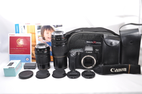 ★★★完売★★★　　●付属品多数●極上品 Canon キャノン EOS 10D Ｗレンズ #110