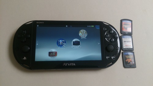 PSVita＋ソフト３本売ります