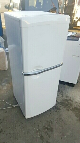 三菱　ノンフロン　冷凍冷蔵庫 MR-14J-W 2ドア