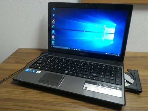 お取引中(訳有)Core-i3 ﾒﾓﾘ3G HDD320G Office2016搭載 高性能Windows10ノート Win10/i3/ﾒﾓﾘ3GB/HDD320GB/無線LAN/DVD-RW/ Kingsoft Office2016 [Acer Aspire 5741]