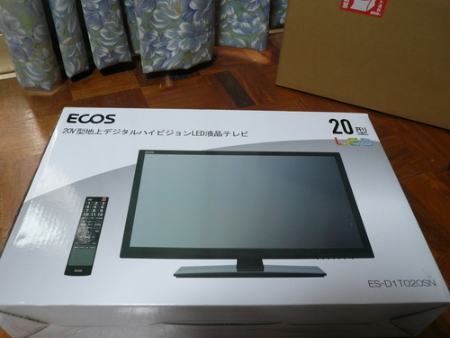 ECOS 20インチ地デジLED液晶テレビ　1週間視聴　極美品