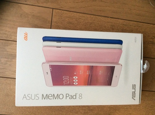 au ASUS MEMO PAD ast21新品 ホワイト　格安スマホ対応可能