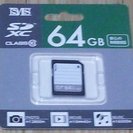 【値下げ】新品未使用（未開封）　SDカード　６４GB 　