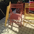 木製折り畳み椅子