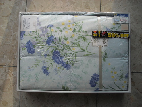 【未使用寝具】京都西川！高級羽毛混 掛布団