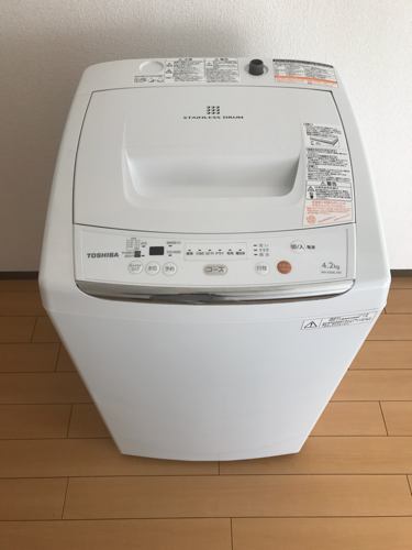 洗濯機 TOSHIBA 2012年製 ステンレス層