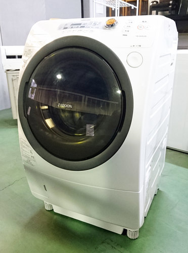 東芝 TW-G520L-W [ななめ型ドラム式洗濯乾燥機（9.0kg）左開き・ピュアホワイト ZABOON（ザブーン）　2012年製