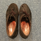 スコッチグレイン スウェード 茶色 靴 25.5cm