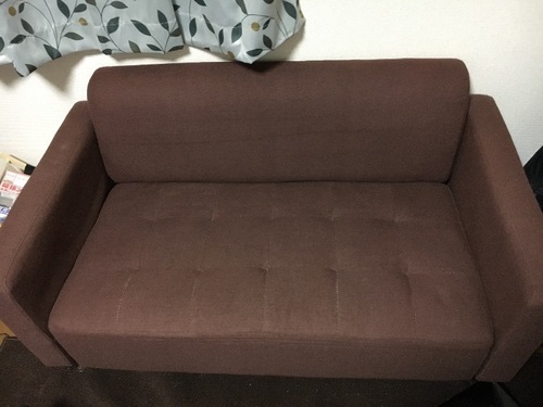 美品 2人掛けソファ 布製