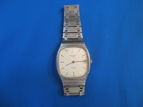 (W-90)LONGINES　クォーツ　ステンレススチール腕時計　ジャンク品　動作確認　未
