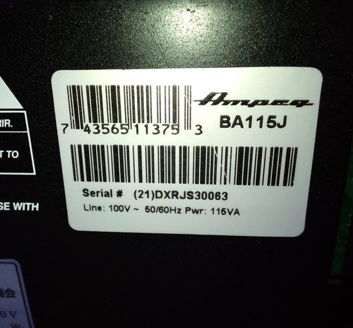 【商談中】Ampeg BA115J アンプスピーカー