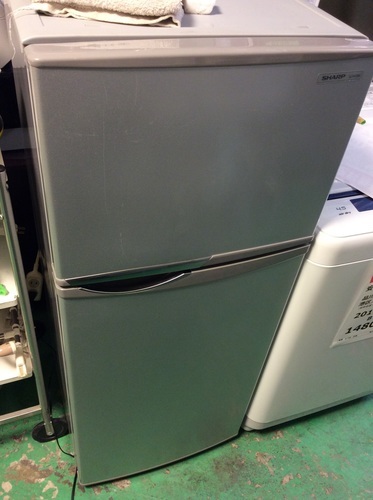 【配送設置無料・半年保証】2013年製 冷蔵庫 SJ-H12W-S SHARP