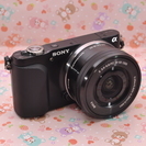 完売 ♥Wi-Fi SD付＆自撮り♥SONY α NEX-3 N - カメラ