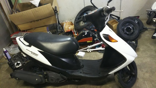 アドレスV125 セル1発乗って帰れます！後ろタイヤ　オイル新品　早い者勝ち！シグナス?PCX?