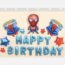 HAPPY BIRTHDAYバルーンセット☆spiderman☆...