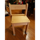 子供用：木製椅子：インテリアにもどうぞ♪