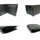 ルイヴィトン ダミエ グラフィット マルコ N62664 二つ折り財布（Y）