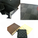 ルイヴィトン ダミエ グラフィット マルコ N62664 二つ折り財布（Y）