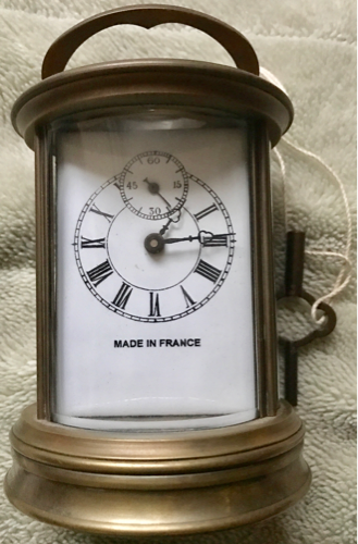 希少フランス製ゼンマイ時計アンティーク雑貨