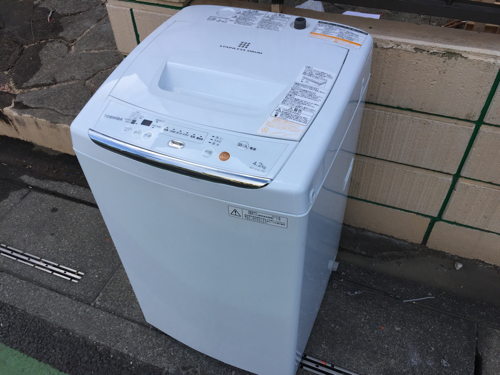（お買い上げありがとうございました）2012年製、TOSHIBA 4.2キロ洗濯機 AW-42ML