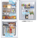 森田 MORITA 冷凍 冷蔵庫 2ドア 110L 2ドア 冷蔵庫・冷凍庫 110L 森田電工 MORITA DENKO MR-F110MB-K