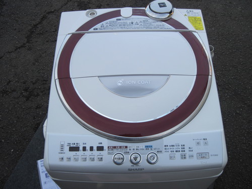 SHARP シャープ 電気洗濯乾燥機 8.0kg/乾燥4.5kg Ag+イオンコート ES-TG830 2009年製