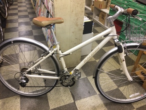 [3724]RALEIGH　ラレー　MARION　マリオン　クロスバイク　700×38C　3×7段変速　アルミフレーム　ホワイト