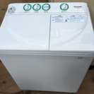  Panasonic 4.0kg 2槽式洗濯機 2016年製