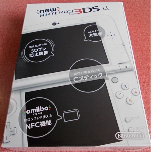 新品 Newニンテンドー3DS LL パールホワイト本体
