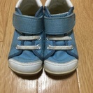 moonstar ベビー靴 13cm ブルー