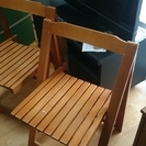 木製折りたたみ　椅子