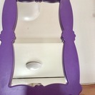 IKEAキッズミラー 紫色フレームデザイン米国購入