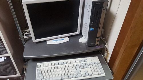 パソコンとパソコン台とプリンターセット