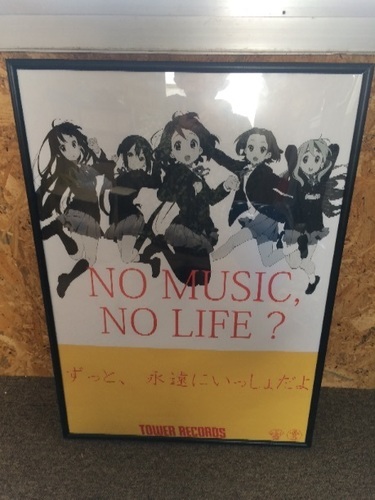 希少！けいおん ポスター(額縁付き)