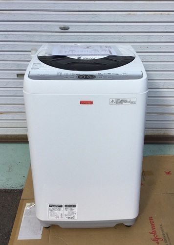 ＜超美品＞シャープ 4.5kg 全自動洗濯機＊ES-F45NC-W・2014年製