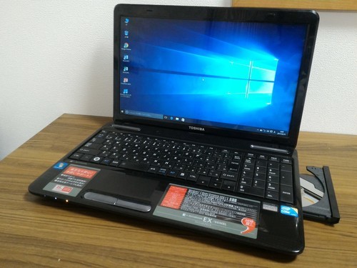 お取引中)i5 SSD ﾒﾓﾘ6G Office2013 ﾌﾞﾙｰﾚｲ搭載! 超高速Windows10ノートPC Core-i5/6GB/128GB/ﾌﾞﾙｰﾚｲ/無線LAN/Microsoft Office2013pro [東芝 Dynabook EX66/MBL]
