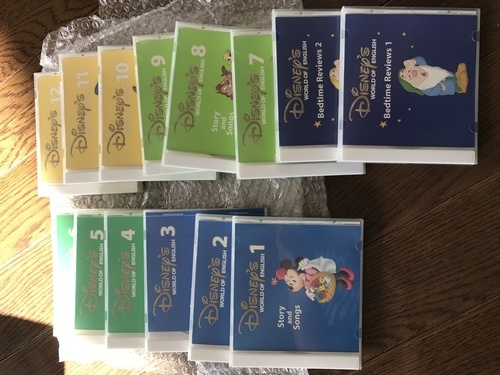 [CD]DWE ディズニー英語システム story and songs 14枚 CD 開封未使用