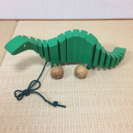 恐竜の木製おもちゃ