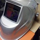 溶接面自動遮光面（ヘルメット取付けタイプ）