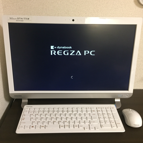 即日発送 REGZA D714 Corei7 16GB 3TB リカバリメディア-