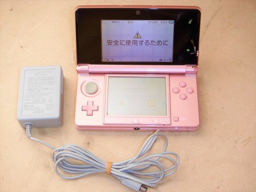 ☆\t任天堂 NINTENDO 3DS CTR-001 本体 グロスピンク◆いつでもどこでもエンジョイプレイ