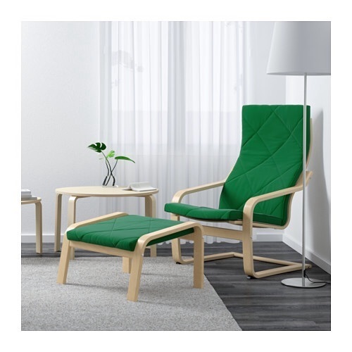 IKEA POANG アームチェア・フットスツール