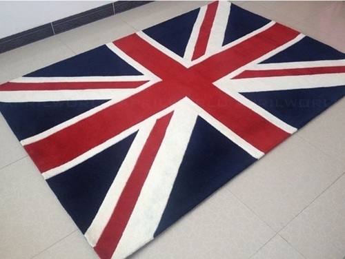 イギリスの柄のカーペット