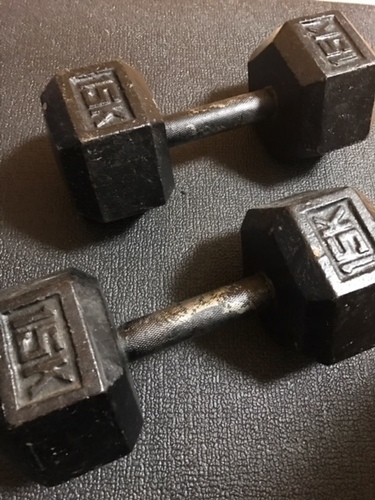 ダンベル 15kg 2個 セット 計30kg 可変式 シャフト 重さ調節可能