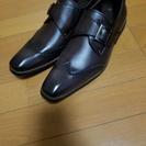 ZINC 本革 靴 茶色 日本製 男性用