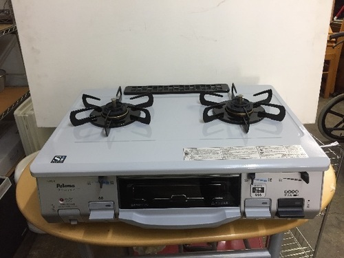 美品2015年式 パロマ プロパンガス LP 右強火力 PA-39V-R