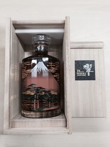 サントリー 響 ２１年 富士風雲図 2015 限定品 未開栓新品 希少